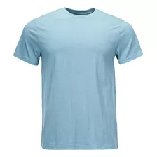 Polera Hombre Geography Liquen Celeste