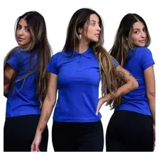 Kit 4 Camisas Polos Femininas Babylook Lindas Piquet Oferta