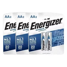 Kit Com 6 Pilhas Energizer Aa