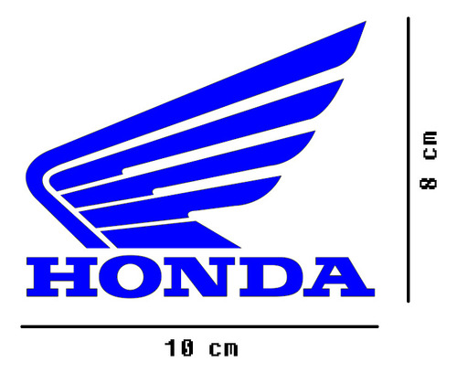 Honda Logo Wing Sticker Vinil 2 Piezas $135 Mikegamesmx Foto 2