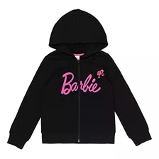 Sudadera Con Capucha Barbie French Terry Para Niñas Pequeñas