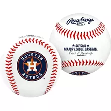 Rawling Pelota De Baseball Con Logos De Equipo Houstonastros
