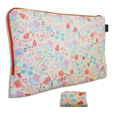 Funda Para Notebook Netbook Tablet Diseño Floreado Acolchada