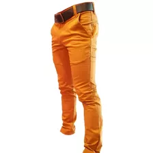 Pantalon En Dril Licrado Para Hombre 