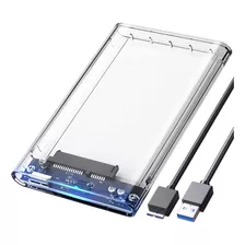 Case Hd Externo Transparente Usb 3.0 Notebook Sata 2,5 Ps4