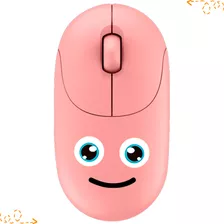 Mouse Sem Fio Moderno Design Ergonômico Clique Silencioso Cor Fino Colorido E Fofo Rosa