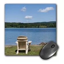 Silla Adirondack Frente A Un Lago - Alfombrilla De Raton, 8