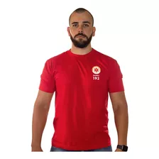 Camisa Blusa Emergência Samu Resgate Algodão Super Promoção 