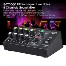 Mezclador De Audio De Metal Ammoon Am-228