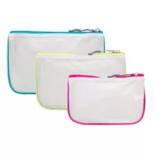 Juego De 3 Bolsas Ribeteadas Travelon, Surtidas