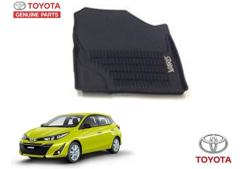 Tapetes Hule Uso Rudo Toyota Yaris Hatchback 2018 Original Foto 4