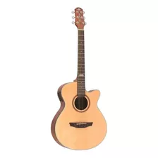 Violão Eletroacústica Strinberg Black Sa200c Para Destros Natural Matte Louro Indiano