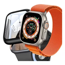 Capa 360° Película De Vidro P/apple Watch Série 8 Ultra 49mm