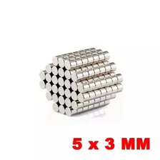 Ima De Neodímio Disco 5mm X 3mm 50 Peças 5x3 Mm 5 X 3 Mm