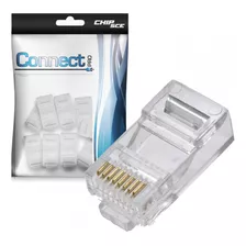 Conector Rj45 8x8 Cat5e C/100 Chipsce Gigabit Ethernet Lan