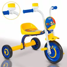 Triciclo Velotrol Masculino You Boy 3 Amarelo/azul - Nathor