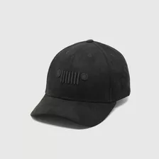 Boné Dat Hat Jeep - Grade - Bordado Eva - Suede - Preto / Al