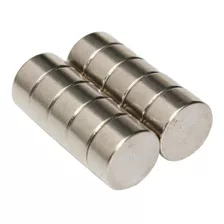 Super Imas Ima Neodímio Disco 10x4 Mm Suporta 2,5 Kg 10pç Nf