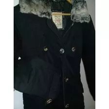 Campera De Mujer Gabardina Larga Impecable Estado 