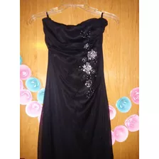 Vestido De Fiesta Marca Soya Con Lentejuelas