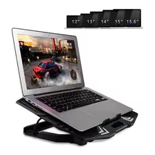 Cooler Graduable P/ Laptop Ha-k5 Gamer Con 5 Ventiladores 