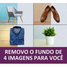 Edição Remover Remoção Tirar Fundo De Imagem Barato 4 Fotos