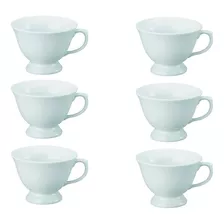 Conjunto De Xícaras Café S/ Pires 70ml Porcelana Schmidt 6un