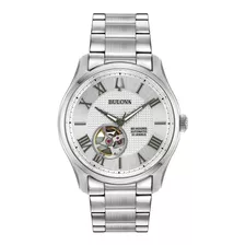 Reloj Bulova Para Hombre 42 Mm Wilton Open Heart 96a214