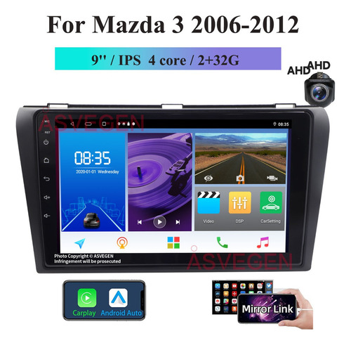 Android Coche Estreo 2g+32g Para Mazda3 Wifi Gps Carplay Foto 2