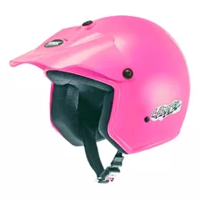 Casco Moto Abierto Protork Liberty Rosa T 58