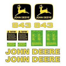 Kit Adhesivo Cabezal Maicero John Deere 843 Calcos Agro