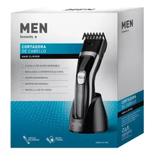 Cortadora De Cabello Eléctrica Men Farmacity Con Led Negra