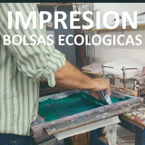 Impresion De Bolsas Ecologicas En Serigrafia Material Pop