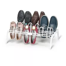 Sapateira Para 9 Pares De Sapatos Branco - Secalux