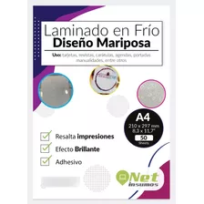 Resma Laminado En Frío Diseño Mariposa 50hojas