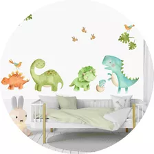 Vinilos Decorativos Para Pared Infantil Dinosaurios Acuarela