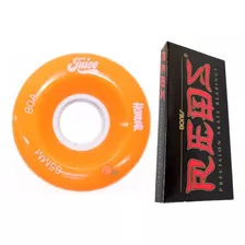 Roda Hondar Juice 65mm 80a + Rolamento Red Bones