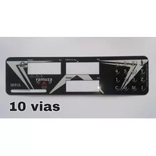 Teclado Ramuza Dcr 15 Preto Com 10 Vias Com Nf