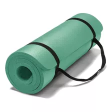 Colchoneta Pilates Yoga Mat Tapete Ejercicios Nbr 1cm Color Verde