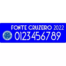 Vetor Fonte Nome E Numero Cruzeiro 2022