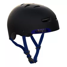 Casco Vertigo Vx Black Free Style, Bici, Rollers. Color Negro/azul Talle L (60 Cm)