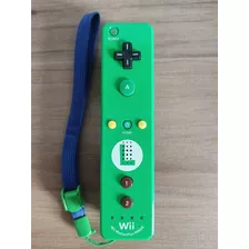 Wii Remote Edição Especial Luigi Original + Volante Wii