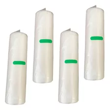 Plástico Para Seladora 4 Rolo 5 Metros 25cmx5m Qualidade Cor Transparente