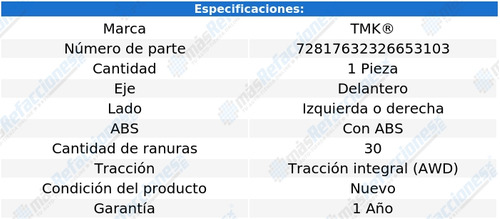 Maza Del Izquierda O Derecha Ml350 6 Cil 3.5l 11 Al 15 Tmk Foto 2