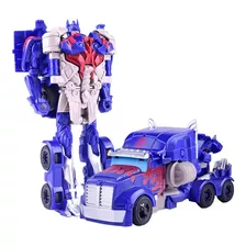 Boneco Robô Transformer Em Caminhão Optimus Prime