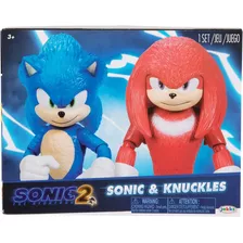 Pack De Figuras Sonic Y Knuckles Articuladas Originales