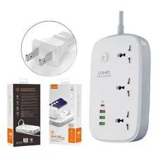 Extensión Toma Corriente Ldnio Wifi 3power Socket +3usb 1c