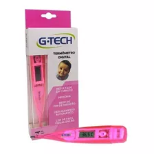 Termômetro Clínico Digital Febre G-tech Th150 Rosa
