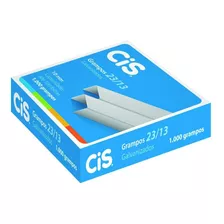 Grampo 23/13 13mm 100 Folhas Galvanizado 1.000 Unidades Cis