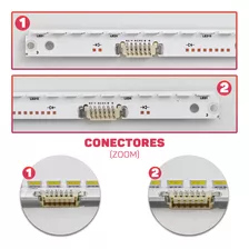 Kit 2 Barra Led Compatível Tv Un40es6100 Un40es6100g 6 Pinos